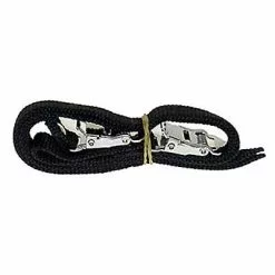 Messingschlager Pedal-Riemen Nylon Schwarz Paar