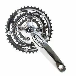 Messingschlager Kurbelsatz 3fach Migty 170mm Silber, 42-32-22