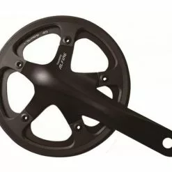 Shimano Kurbelgarnitur ALFINE FC-S501 Mit Kettenschutz Außen 39Z Inkl Innenlager Schwarz