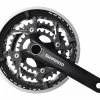 Shimano Kurbelgarnitur MTB FC-T551 3x10 48-36-26 Zähne Schwarz 170mm Kurbel