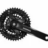 Shimano Kurbelgarnitur Tourney MTB FC-TY501 Vierkant 6/7/8-fach 42-34-24 Z.170mm