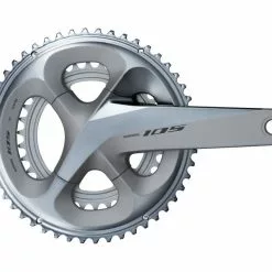 Shimano Kurbelgarnitur 105 FC-R7000 2x11 53/39 Zähne 165mm Silber