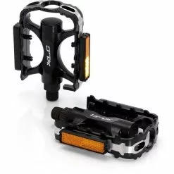XLC MTB-Pedal PD-M02 Alukörper, CNC-Käfig, Schwarz
