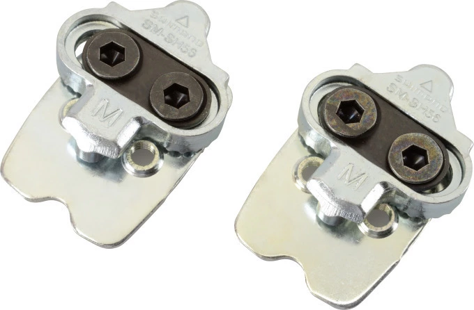 Shimano SPD-Plattensatz Silber SM-SH 56 Mehrfach Mit Gegenplatte