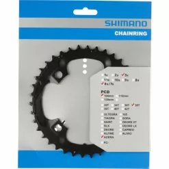 Shimano Kettenblatt ACERA FC-M361, 38 Zähne, 104 Mm