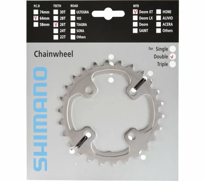 Shimano Kettenblätter DEORE XT FC-M785 26 Zähne (AK)