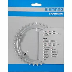 Shimano Kettenblatt 105 FC-5800 110 Mm, 34 Zähne MA Silber