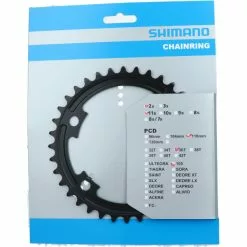 Shimano Kettenblatt 105 FC-5800 110 Mm, 36 Zähne (MB) Schwarz