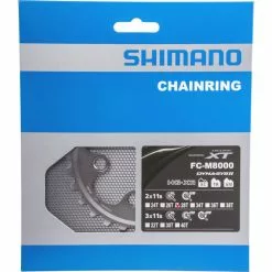 Shimano Kettenblatt DEORE XT FC-M8000 2-fach 28 Zähne (BD) Für 38-28 Zähne